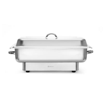 Elektrický ohřívač pokrmů Pollina, HENDI, Profi Line, 9L, Stříbrná, 230V/900W, 587x440x(H)273mm | 204900